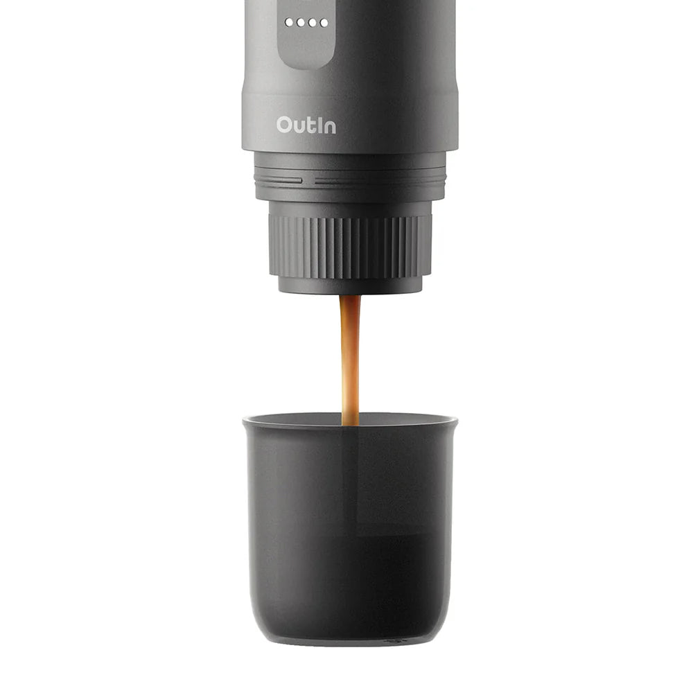 OutIn Traveler Nano Portable Espresso Machine Gift Set (Space Grey)