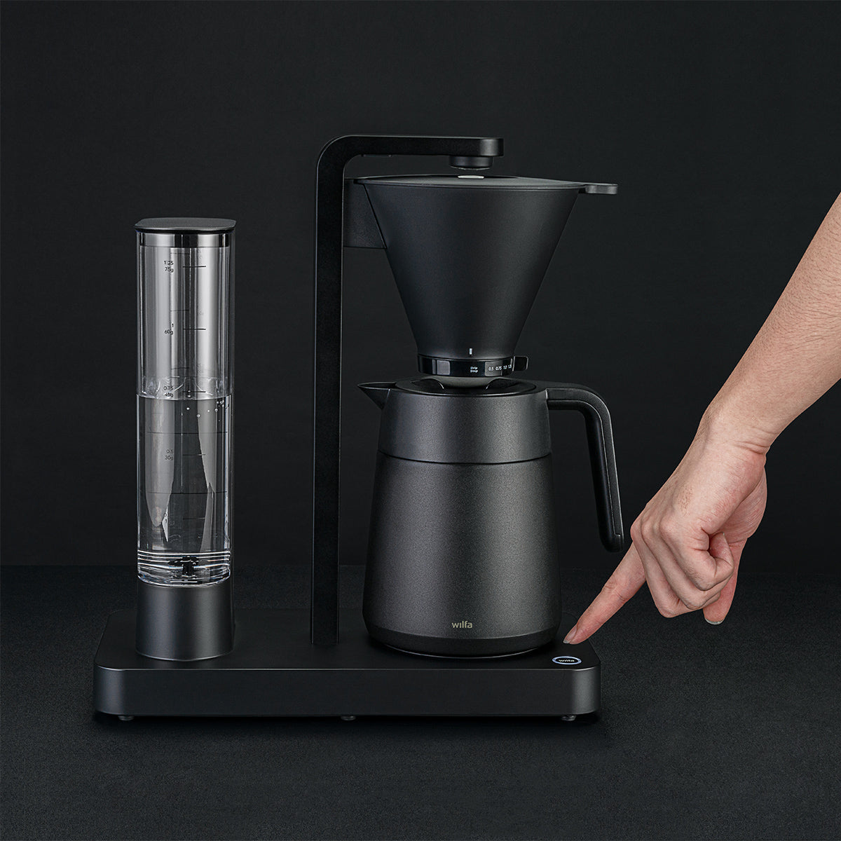 Wilfa Svart Performance Coffee Maker – High-Performance Brewing with Stainless Steel Thermo Jug